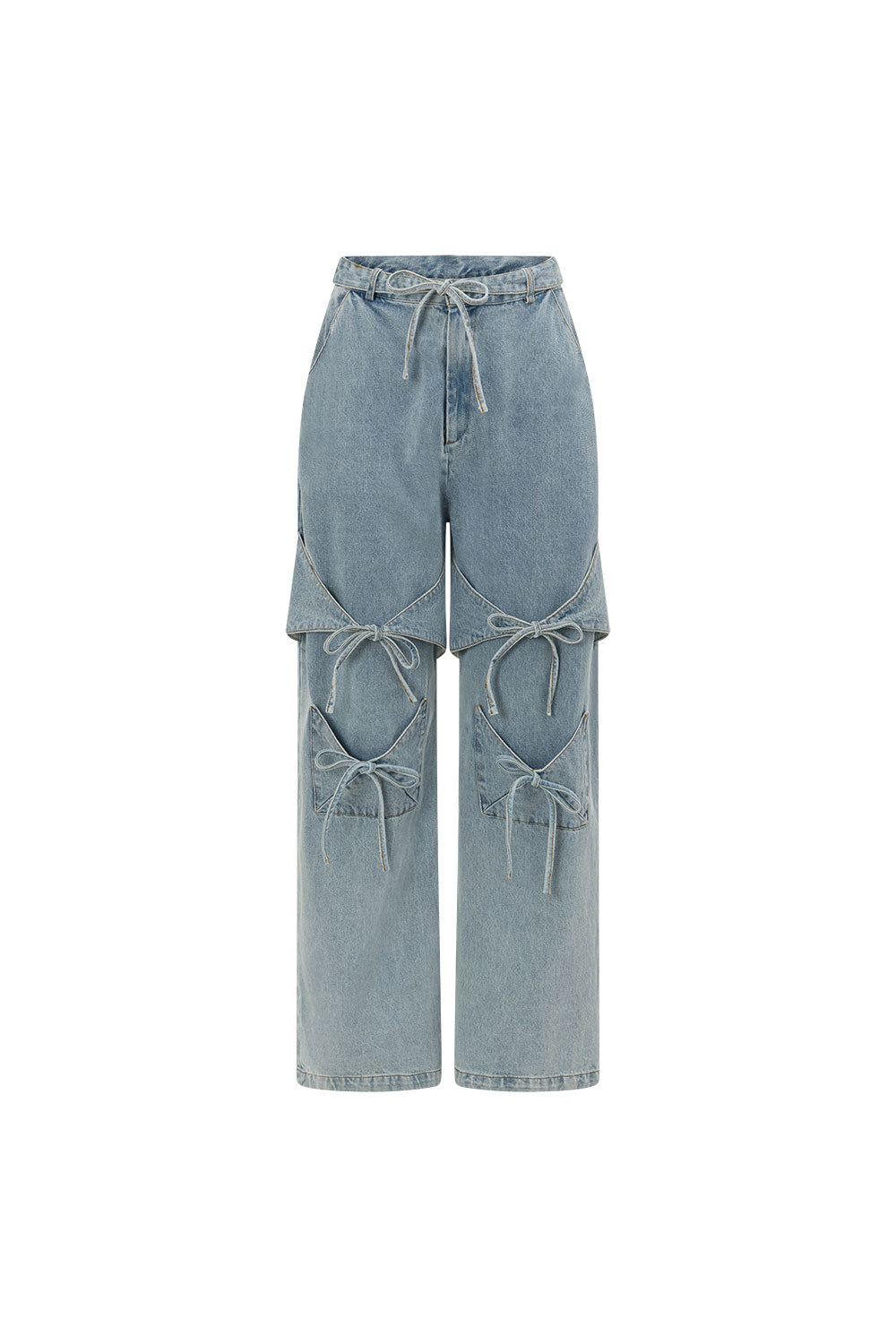 Poet Denim Pants - Light Blue