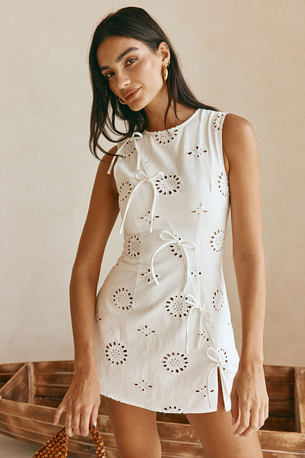 SAMPLE-Kapri Dress - Broderie