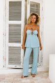 SAMPLE-Ashton Jumpsuit - Blue