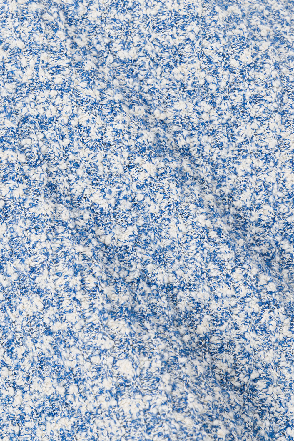 Blue Knit Long Sleeve Backless Tori Top