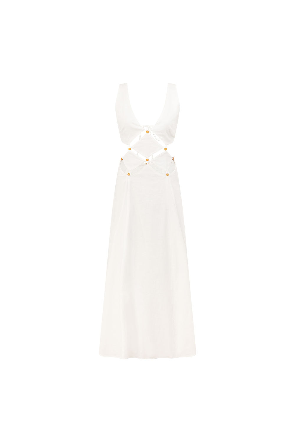 SAMPLE-Chessa Dress - White