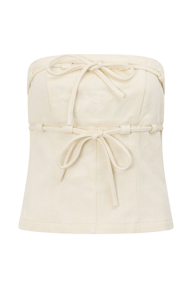 Fiore Top - Beige