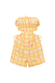 Ali Cutout Playsuit - Yellow
