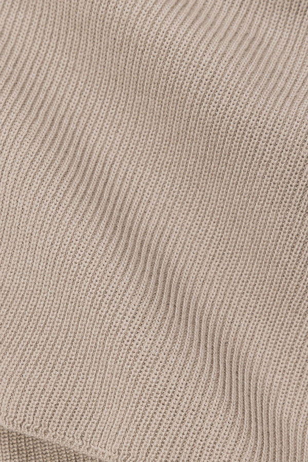 Mushroom Grey Cut Out Wrap Cyprus Top