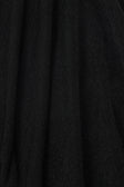 Black Asymmetric Button Up Cropped Indi Top