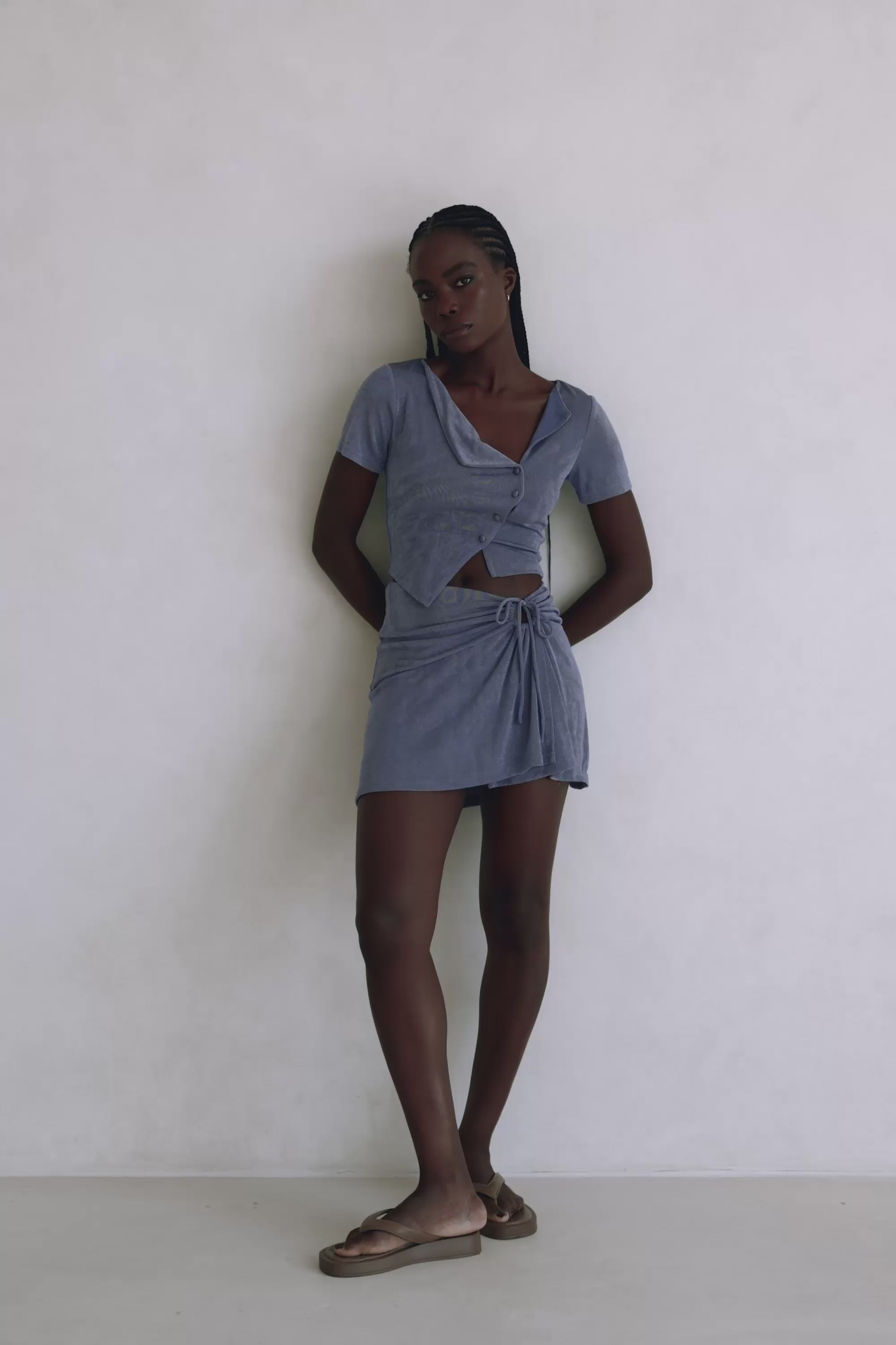 Gazelle Mini Skirt - Blue
