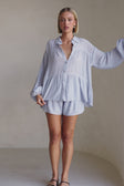 Video, Huxley Top - Blue