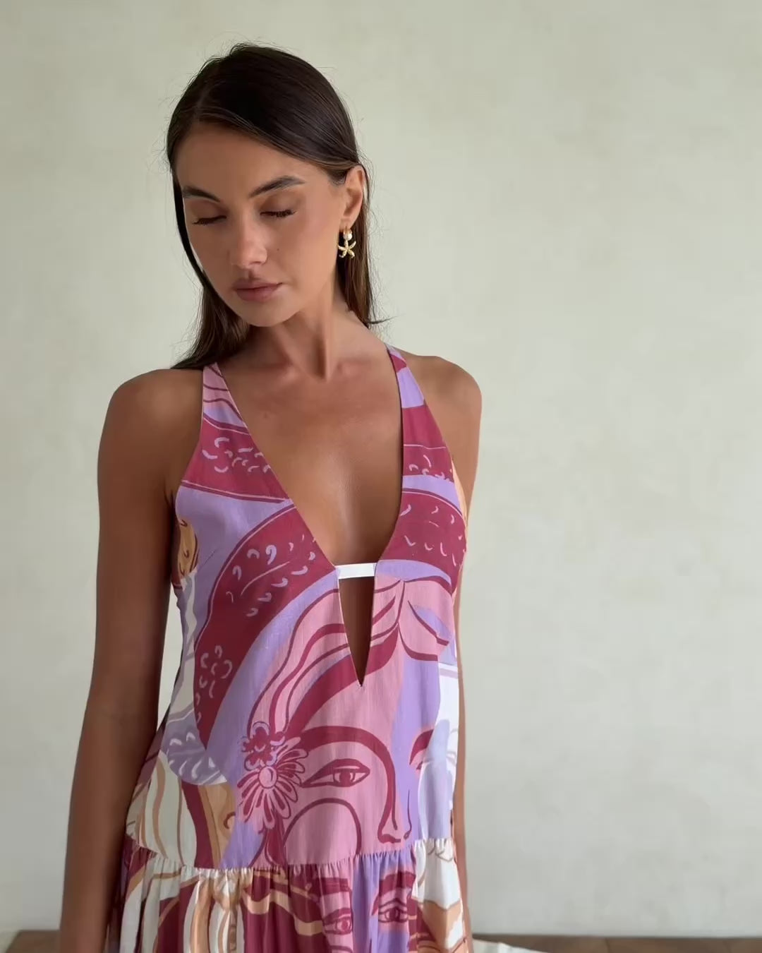 Deon Dress - Mosaic Veil