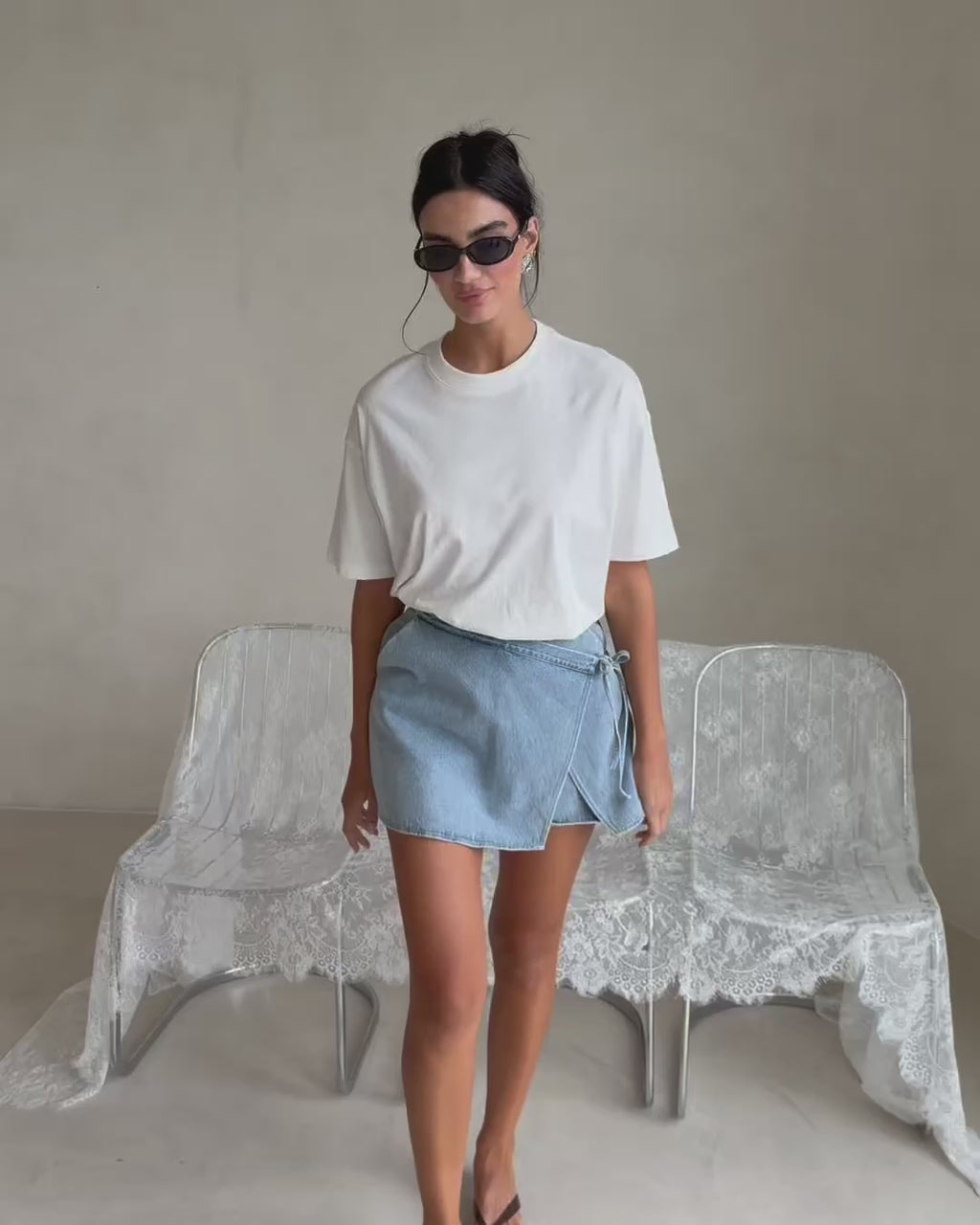 Rocio Skort - Denim