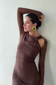 Video, Aster Dress - Chocolate
