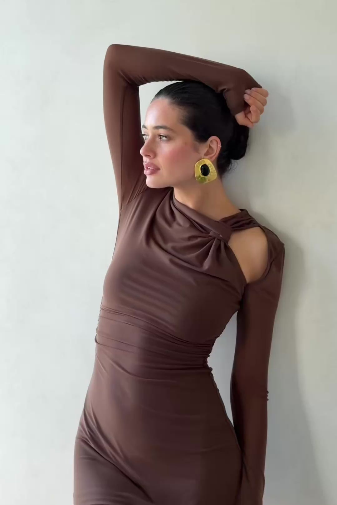 Aster Dress - Chocolate