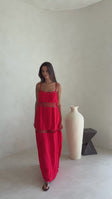 Video, Tassia Dress - Red