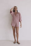 Milena Playsuit - Clay