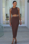 Video, Heather Top - Mahogany