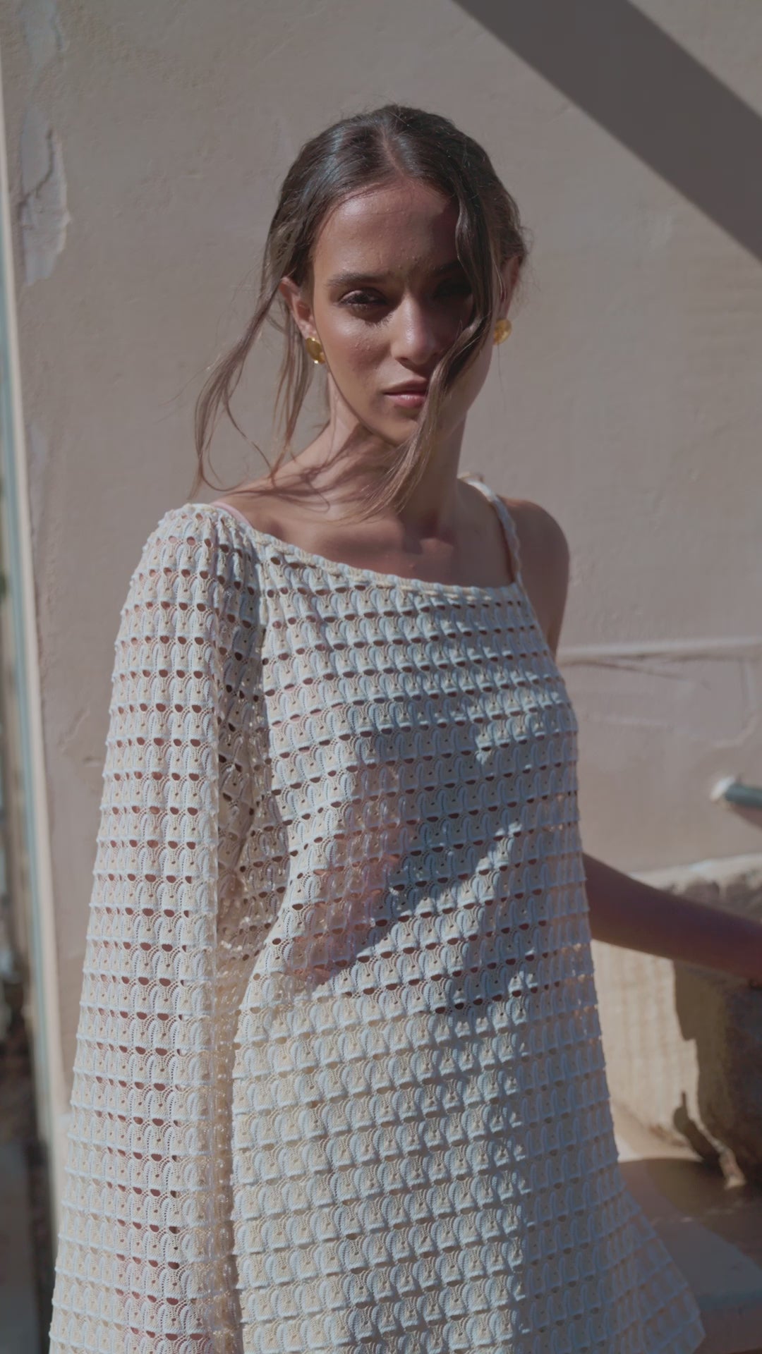 Suka Crochet Top - Cream White