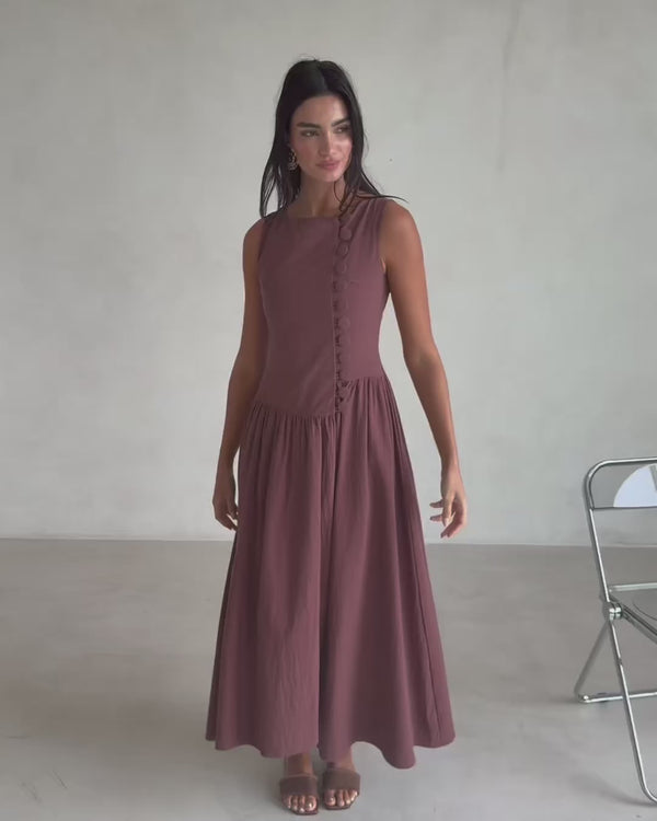 Odessa Dress - Chocolate