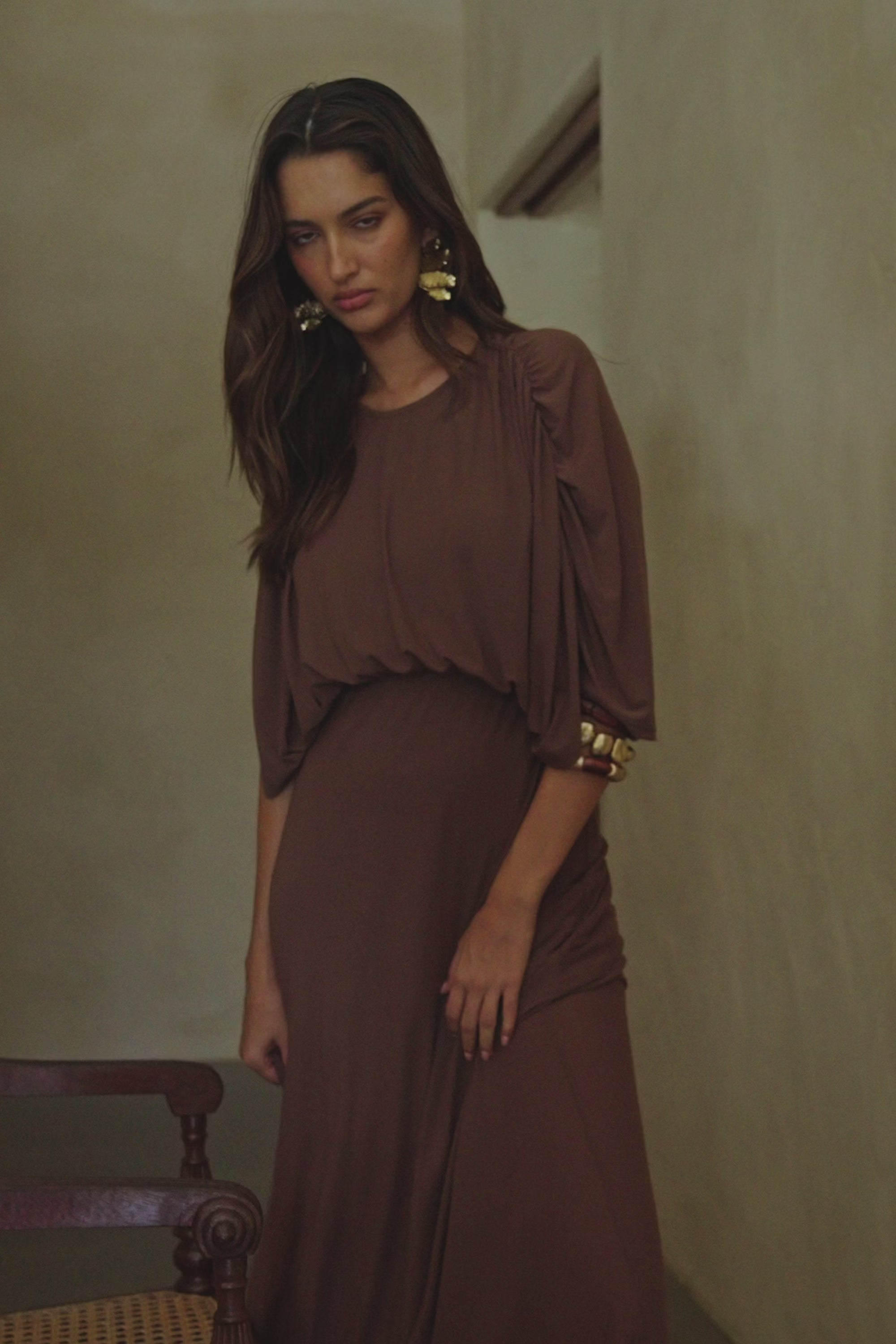 Eira Dress - Chocolate