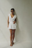 Video, Sandy Playsuit - White
