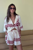 Video, Seona Shorts - Checker Plaid