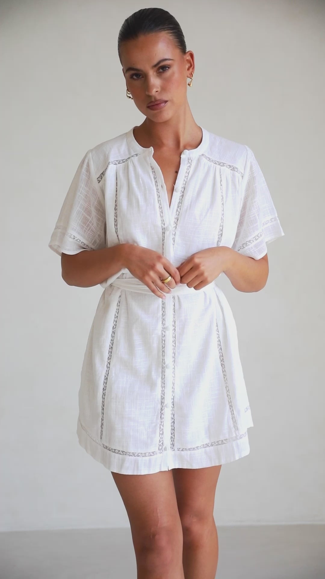 Vayle Mini Dress - White