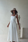 Video, Flore Dress - White