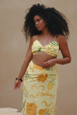 Video, Tillie Midi Skirt - Amalfi Citrus