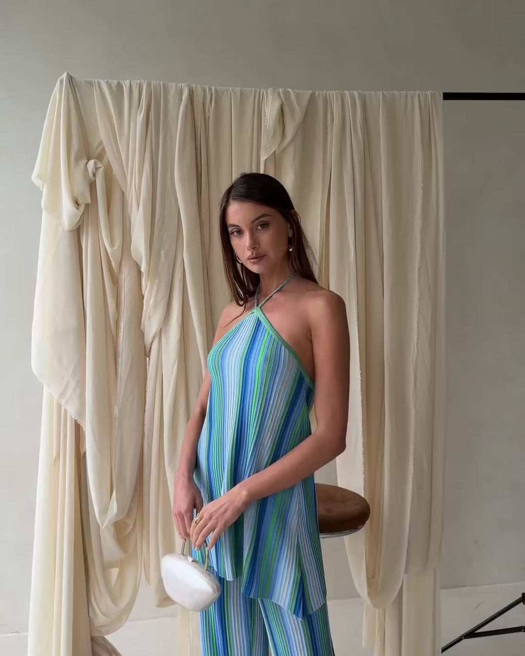 Revel Pants - Blue Stripe