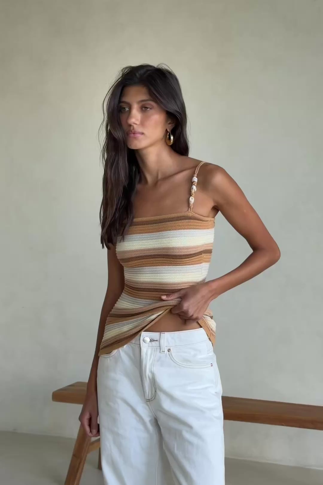 Nadiya Knit Top - Earth