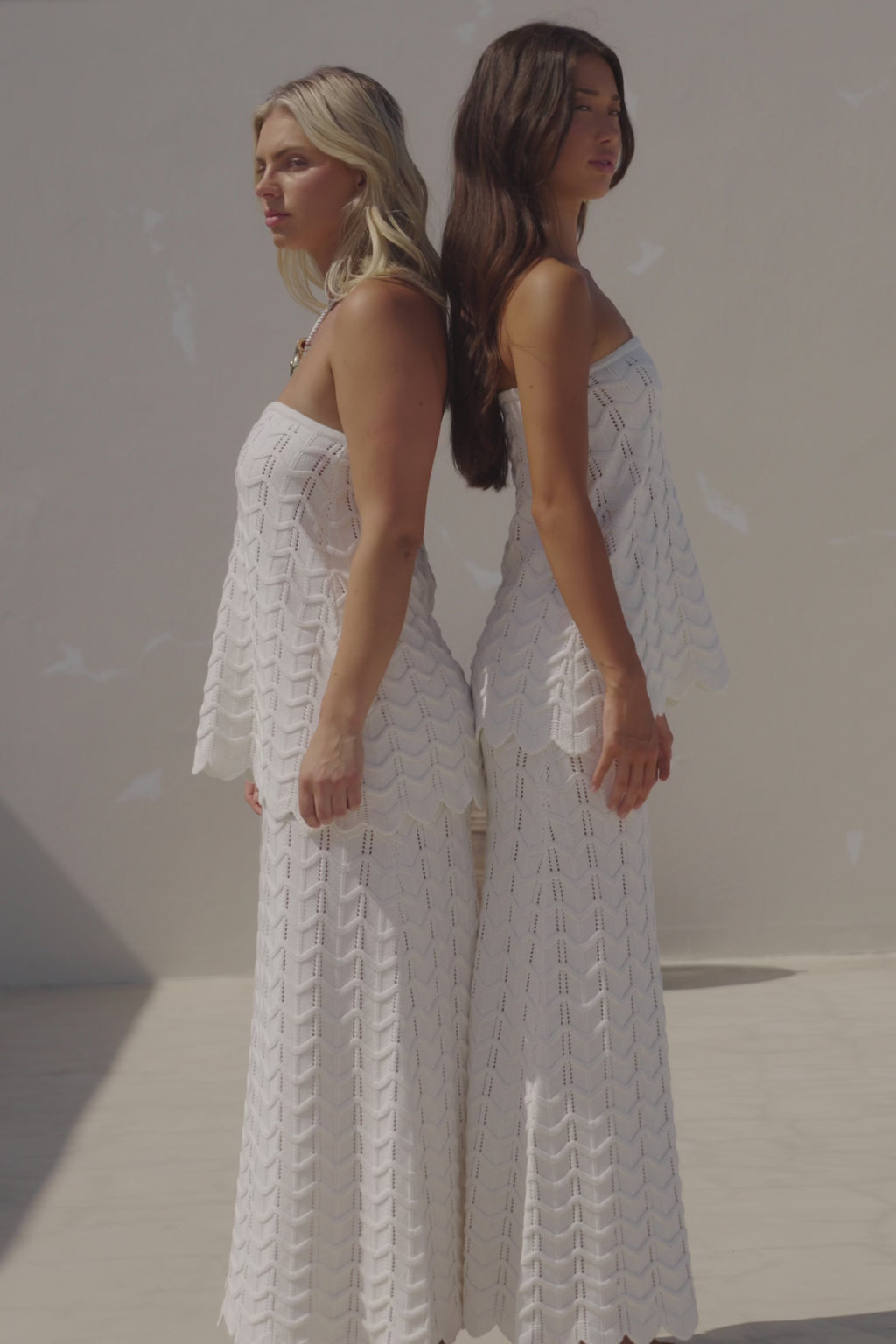 Kimmy Knit Maxi Skirt - White