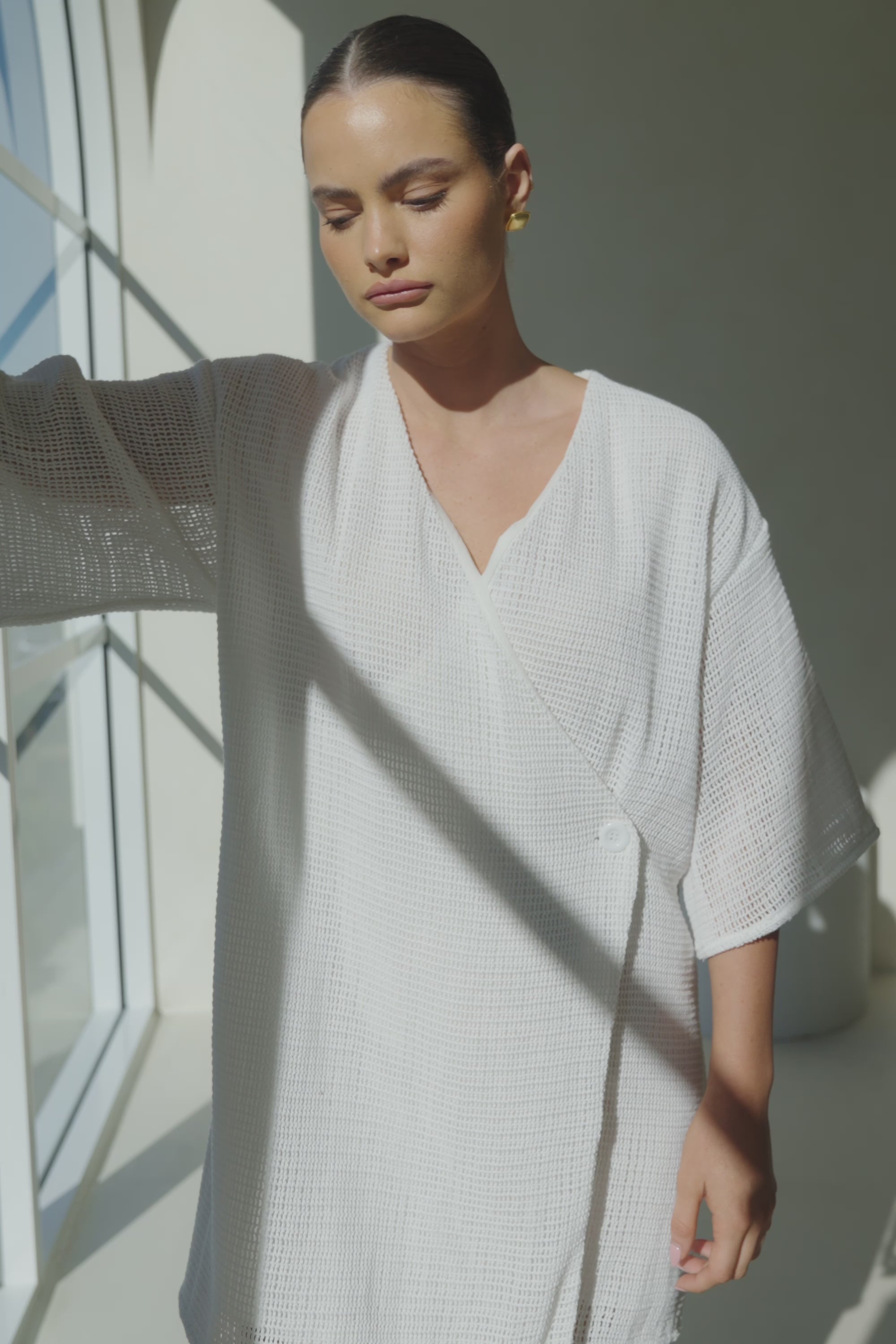 Elea Mini Dress - White
