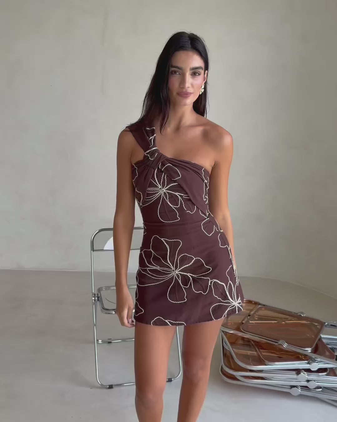Dimmi Dress - Chocolate Floral