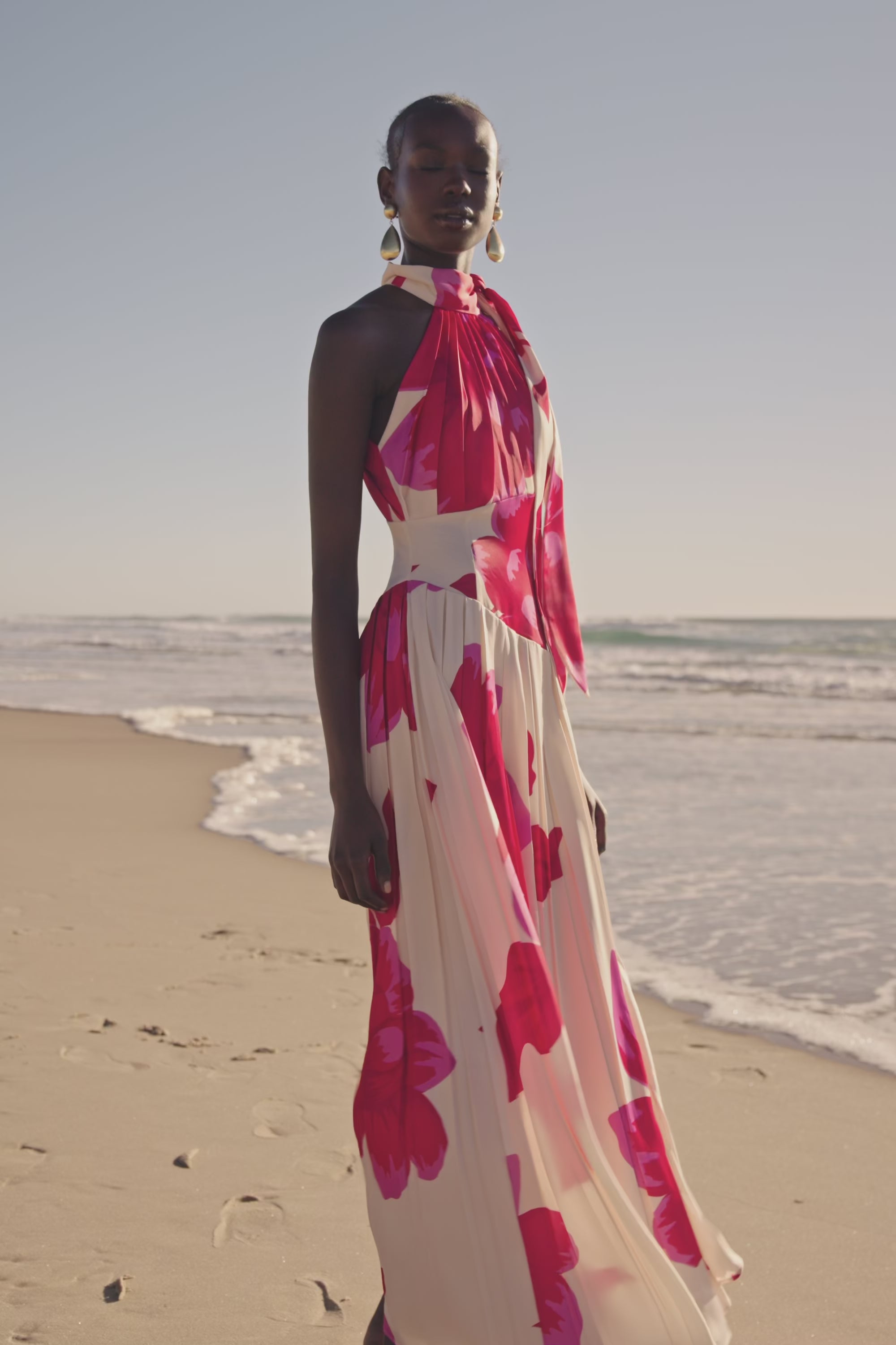 【着用1回】Double Bow Summer Long Dress Fubail / Double Bow Summer Long Dress