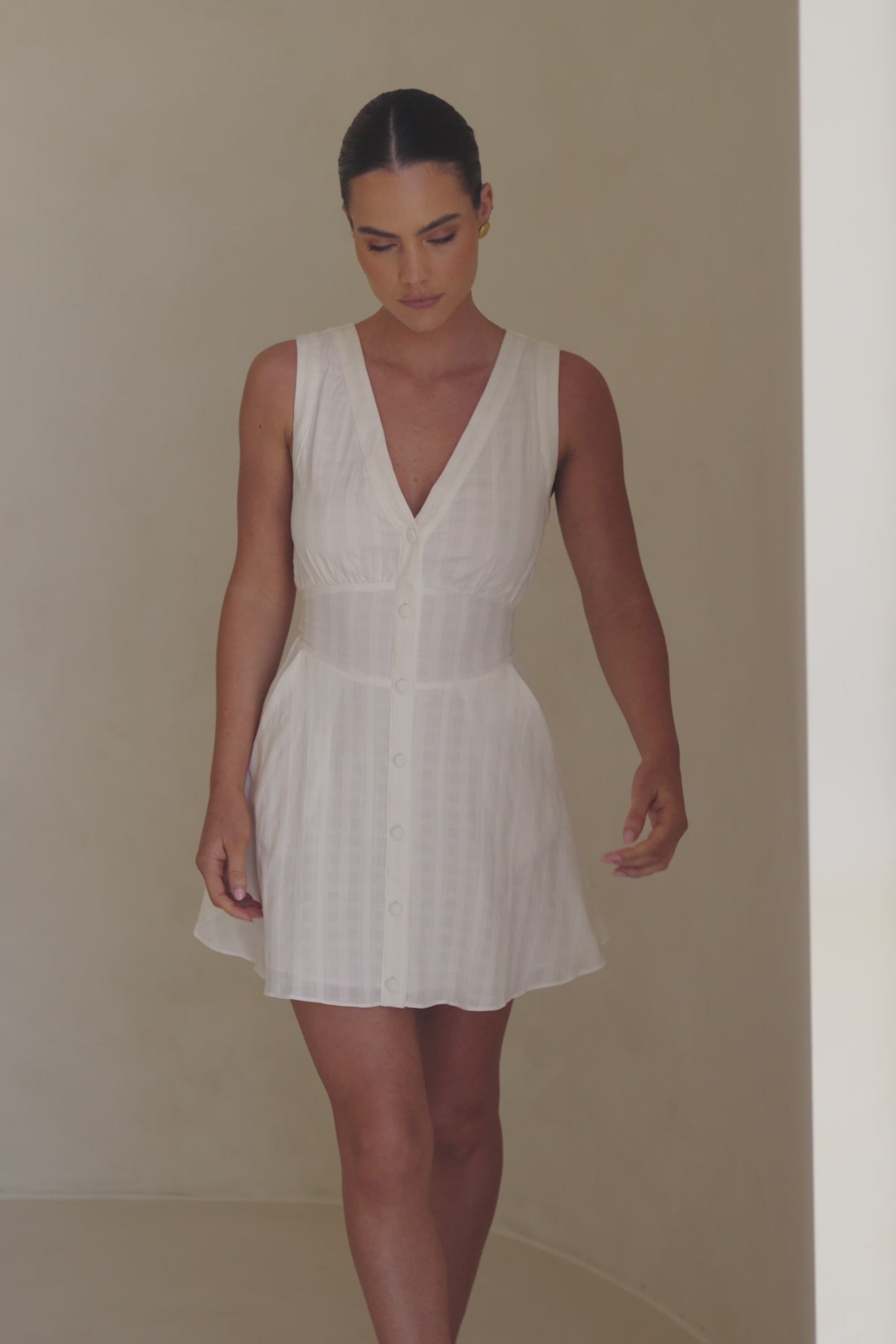 Shaeleagh Mini Dress - White