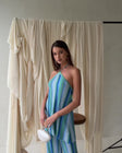 Video, Revel Halter Top - Blue Stripe