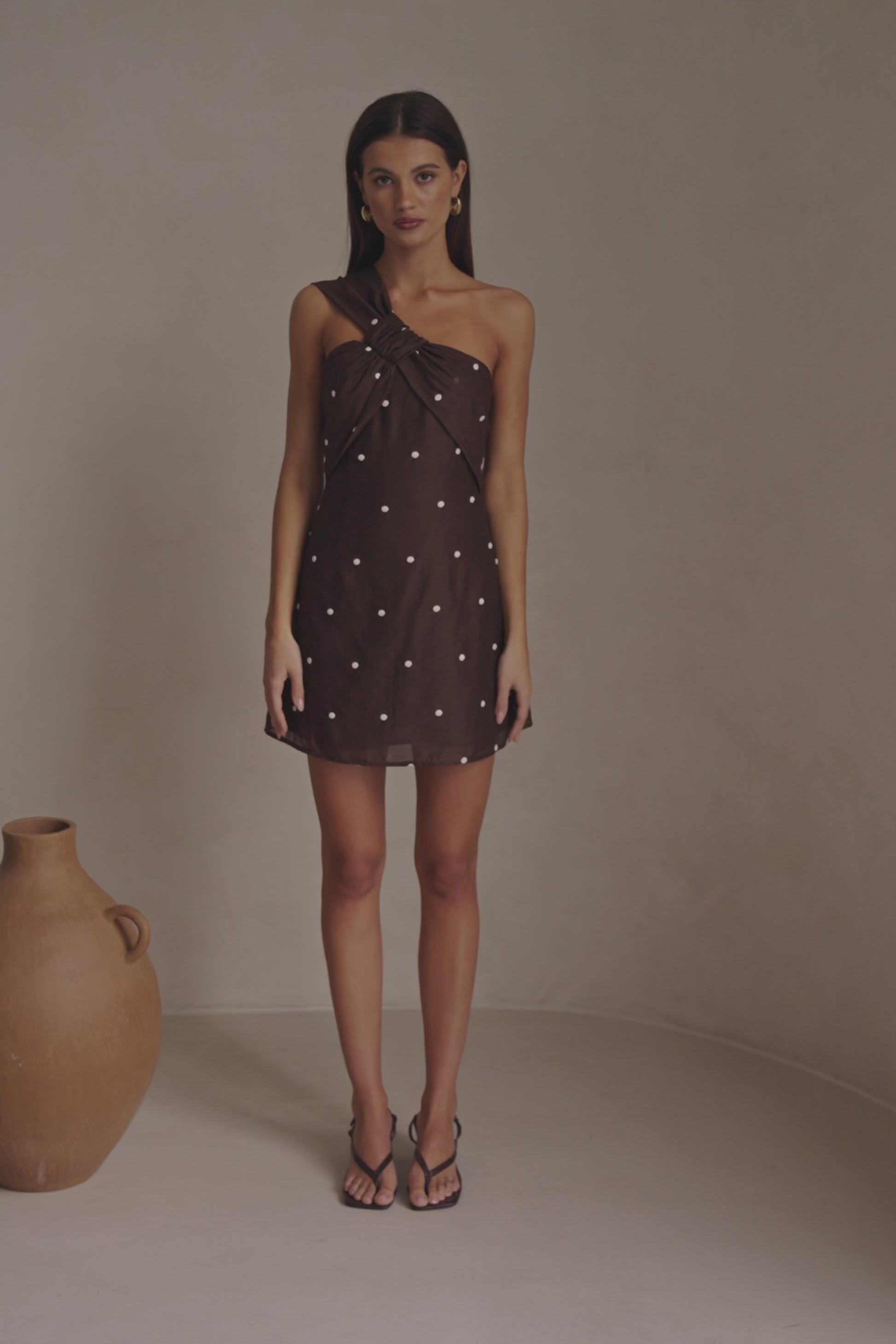 Dimmi Dress - Chocolate Speck