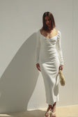 Video, Carmen Dress - White