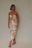 Video, Piper Midi Dress - Prego Rossa
