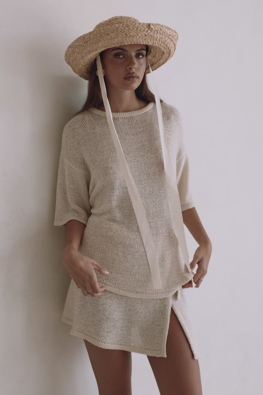 Isla Knit Top - Cream