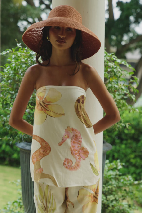 White Island Time Strapless Kaia Top