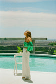 SAMPLE-Silky Zali Top - Emerald