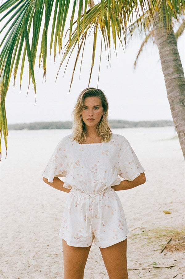 Xali Linen Playsuit