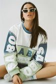 Imani Oversized Vintage Sweater - Green