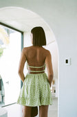 SAMPLE-Strapless Marino Dress - Olive