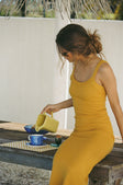 SAMPLE-Vallie Midi Dress - Honey