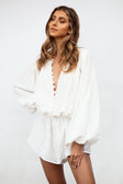 SAMPLE-Elsa Playsuit - White