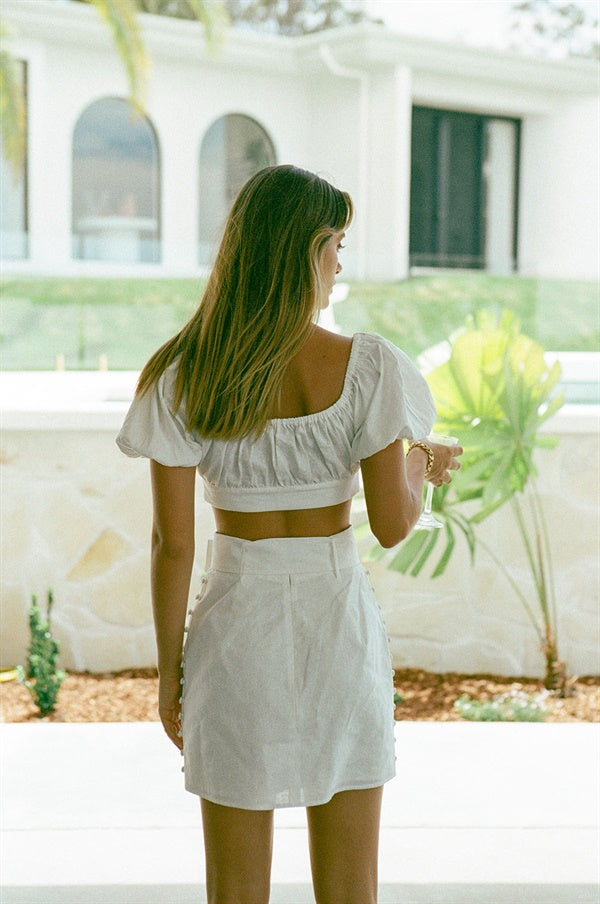 SAMPLE-Neviah Top - Linen
