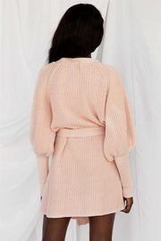 Elle Knit Dress - Pink