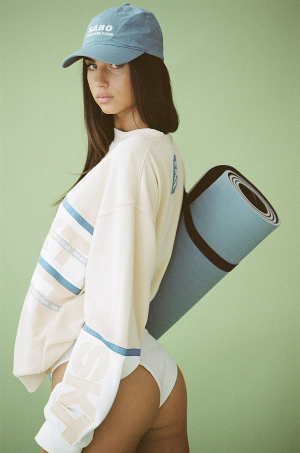 La Rambla Oversized Vintage Sweater - Beige