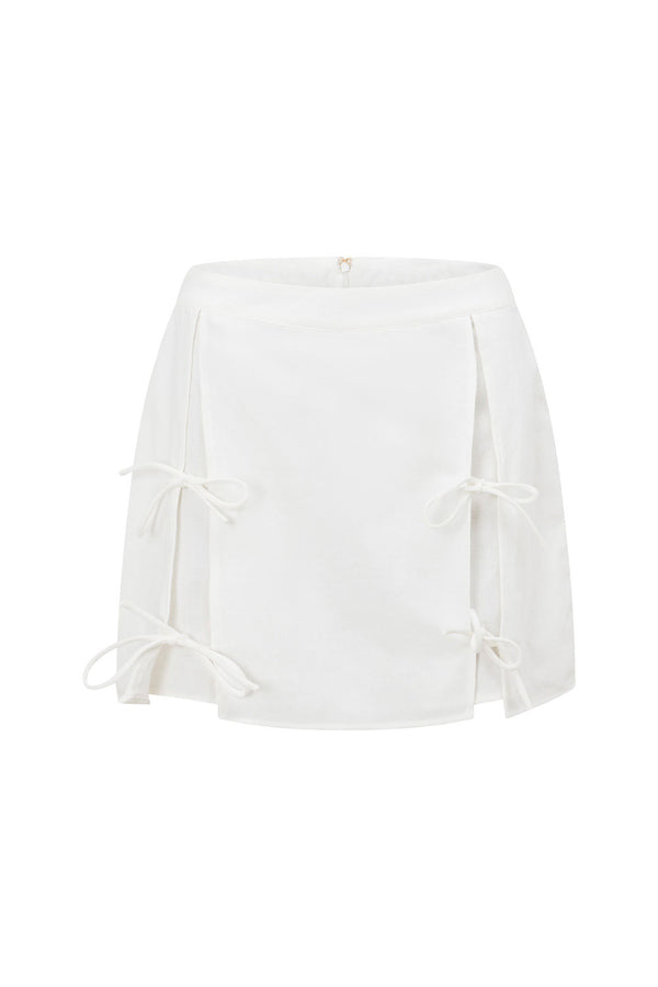 Estabar Split Skort - White