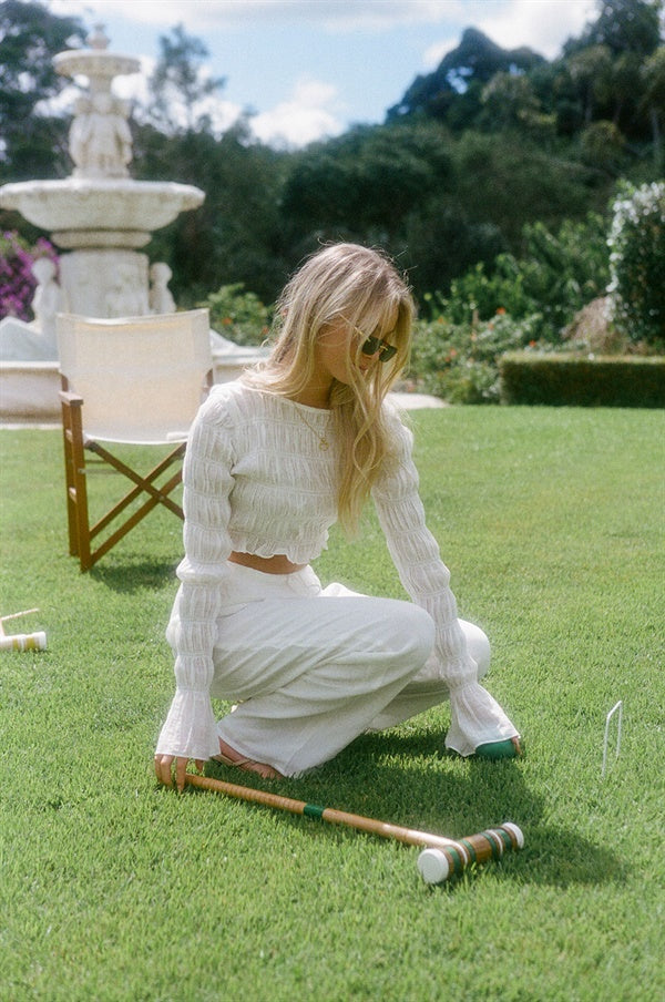 SAMPLE-Coconut Scrunch Top